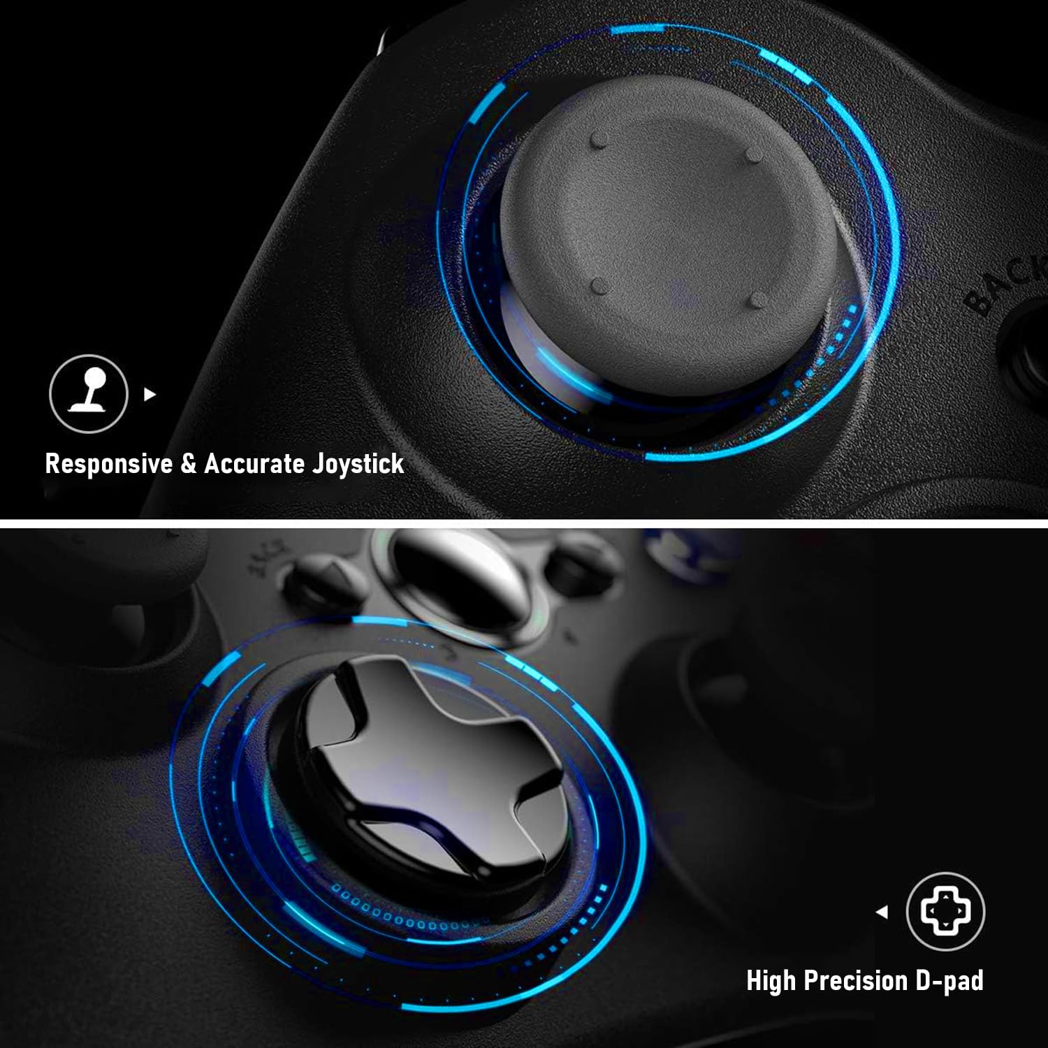 8652-360 2.4G trådløs gamepad til Xbox 360 / Windows-computer / PS3 / Android TV-spilcontroller med modtager 8652-360 2.4G trådløs gamepad til Xbox 360 / Windows-computer / PS3 / Android TV-spilcontroller med modtager